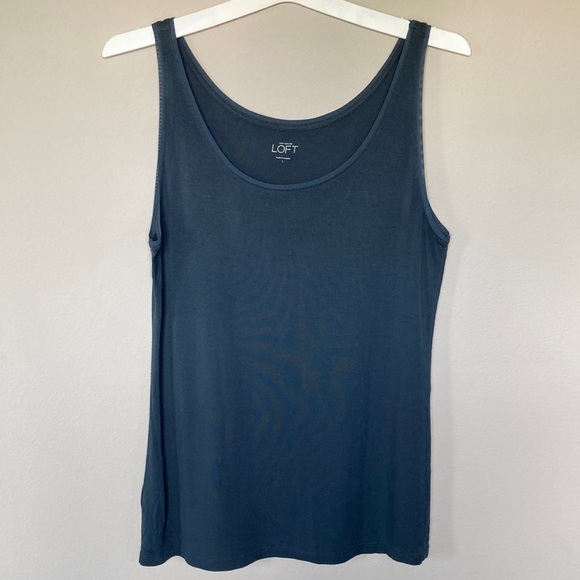 LOFT Slate Blue Tank - Picture 1 of 4